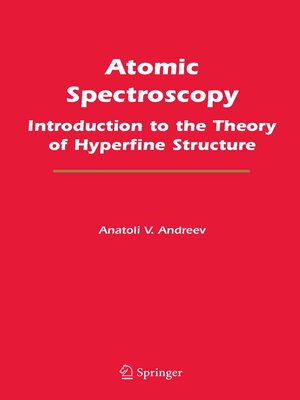 cover image of Atomic Spectroscopy
